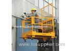 Steel Forklift Truck Attachments With Load Capacity 300kg / Forklift Work Platform