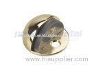 Polished Brass Decorative Door Hardware Low Profile Commercial Door Stop 1