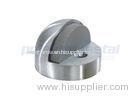 Commercial Door Hardware 45mm Dull Chrome Zinc Alloy High Profile Dome Door Stop