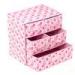 Custom Foldable AZO Free Non Woven Storage Box with Drawers 3 Layer