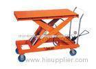 Twin Hydraulic Cylinder Lifting Table Equipment , Industrial Scissor Lift Table