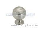 Brushed Nickel Cabinet Hardware Zinc Alloy Modern Round Cabinet Knobs