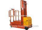 Scissor Lifting Aerial Work Platform Safety With Battery / Order Picker Lift Truck