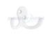 Contemporary Door Hardware Polished Chrome Double Robe Hooks For Bathrooms