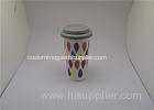 Single Wall Heat Sensitive Color Changing Mugs Custom , V Shaped