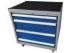 4 / 5 Drawer Roller Tool Cabinet With Two Swivel Casters / Aluminum Alloy Handle