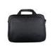 Single Shoulder Lightweight Black Laptop Bag 16 inch Heat Transfered Printing