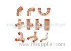 Custom T2 Copper Pipe Fittings For Air Conditioner / Refrigeration Sweat Adaptor