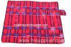Red Outdoor Camping Mat Waterproof Picnic Blanket Polyester Sponge Material