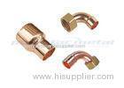 Custom 1/2" - 24" Copper Tube Fittings 45 Degree Copper Pipe Elbow For Refrigerator