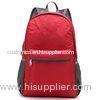 Custom Stylish Economic High School Backpacks Red for Outdoor Travel