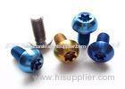 OEM Anodized Titanium Torx Screws / Racing Bike Motorcycle Bolts Torx Security Screws