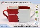 Handle Mug Couples Coffee Mugs Lover Cup DIY Available Red White 320ml/11oz