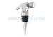 3-1/2" Polished Chrome Zinc Alloy / Brass Hammer Wine Bottle Stoper