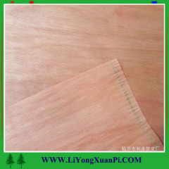 linyi cheap price rotary cut plb veneer/gurjan face veneer/natural wood veneer/keruing face veneeer with good color and
