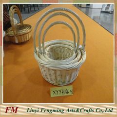 High quality 100% natural handmade decorative storage wicker basket for gifts