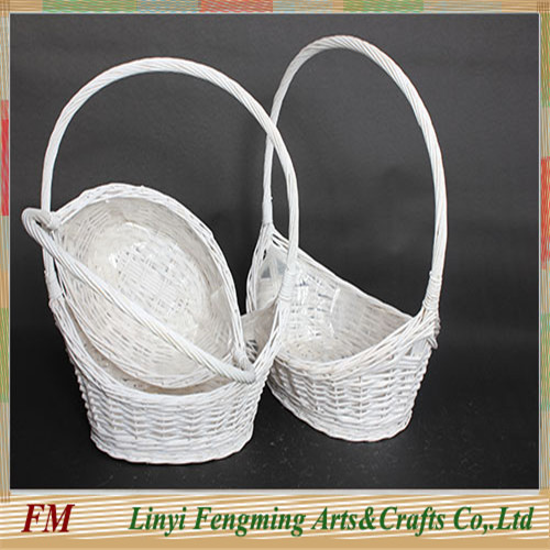 Gift Basket with handle natural wicker basket cheap picnic basket