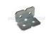 ISO Approved Construction Hardware , 25mm Building Framing Hardware Angle Brackets