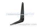 125mm Height Black Powder Coated Steel Angle London Shelf Brackets