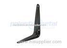 125mm Height Black Powder Coated Steel Angle London Shelf Brackets