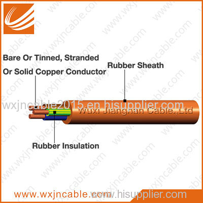 60245 IEC 53(YZ) 300/500V Ordinary Duty Tough Rubber Insulated And Sheathed Flexible Cable