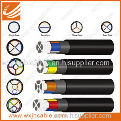 0.6/1KV VLV23-Aluminium Conductor PVC Insulated Steel Tape Armoured PE Sheathed Power Cable