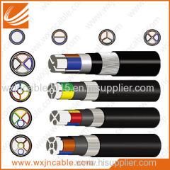 0.6/1KV YJLV32-Aluminium Conductor XLPE Insulated Steel Wire PVC Sheathed Power Cable