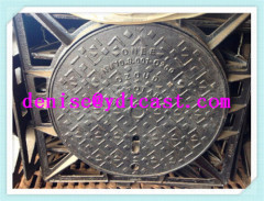 cast iron manhole covers circular ductile security foundry cast iron manhole covers