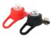 2PCS Ring Style 2-Mode Bike Safety Rear Light