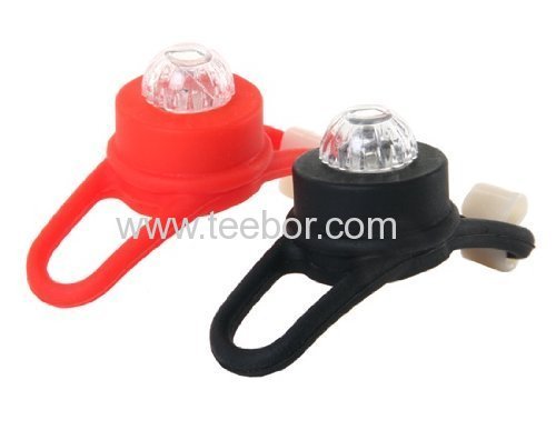 2PCS Ring Style 2-Mode Bike Safety Rear Light