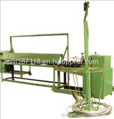 Semi-automatic chain link weaving machine