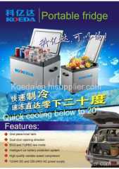 50L car fridge/portable fridge/compressor freezer box/camping freezer