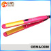 Professional ceramic coating flat iron hair straighteners with LED display hair styling tools