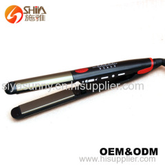 Professional ceramic coating flat iron hair straighteners with LED display hair styling tools