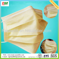 Disposable Medical Protective 3ply Nonwoven Face Mask