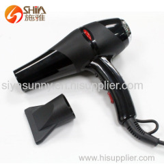 Newest and Professional hair salon equipment 2200W black hair dryer Low Noise Electric New blow dryer