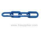 ECO Friendly Zoo 6 MM Diameter Blue Plastic Chain Link For Protection