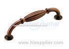 5" CC Brushed Copper Cabinet Handles And Knobs , Transitional Kitchen Cabinet Bar Pull Handles