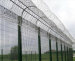 High Security Welded Wire Fence with concertina razor wire fence on top