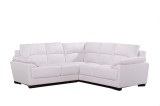 Australian Leather White Corner Leather Sofa