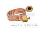 Refrigeration Capillary Tube Fittings Straight Tap Connector Copper Tube Diameter 1/8