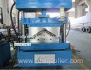 Roll Top Ridge Pipe Forming Machine Chain Drive With Hydraulic Cutting