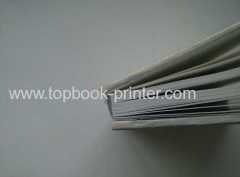 Adhesive case bound hardback book printing lined with sponge