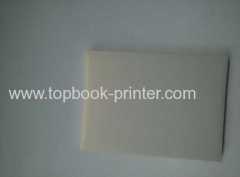 Adhesive case bound hardback book printing lined with sponge