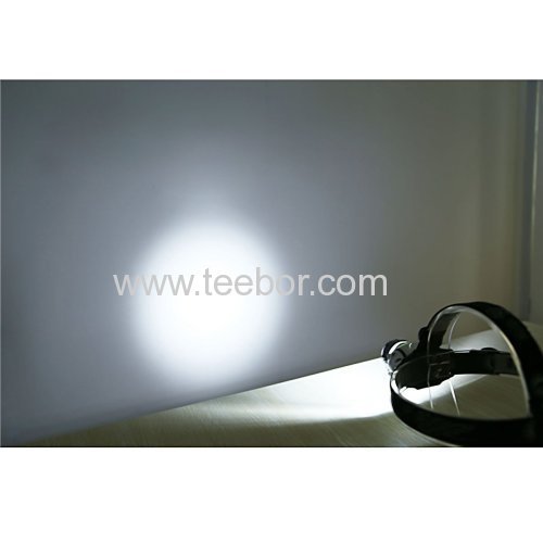 Lighting Ever Led Headlamp 12 White LED with 4 Brightness Level Choice Led Headlamp 3 AAA Batteries