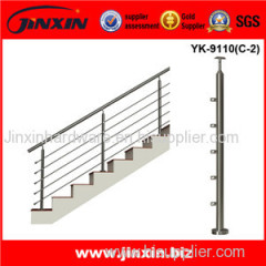JINXIN Stainless steel railing designs for outdoor stairs iron rod