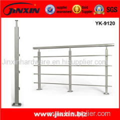 Alibaba Guangzhou manufacturer lowes wrought iron balusters inox 304 glass railing