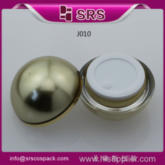 Small Container And Screw Top packaging acrylic cream jar Cosmetic Fashion Acrylic Ball Shape