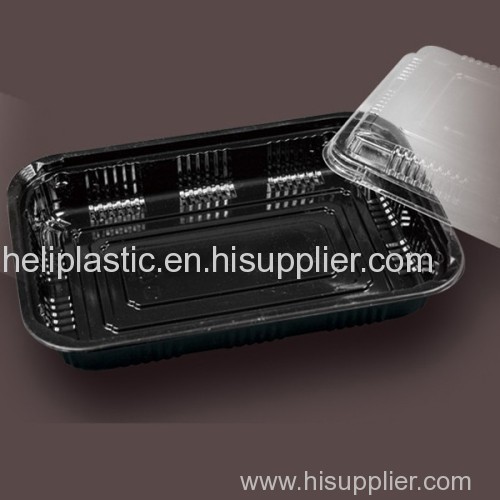 black food packaging container boxes