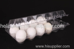 12 cell plastic egg packing carton
